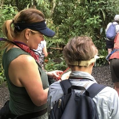 Small birding group out with our team in Arenal